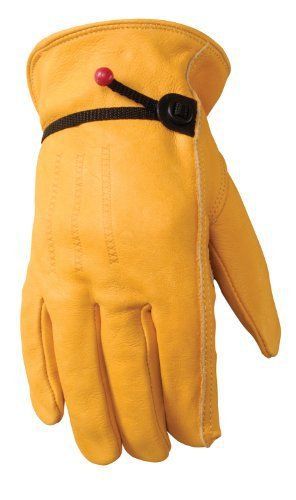 Wells lamont 1132m work gloves with grain palomino cowhide  keystone thumb  self for sale