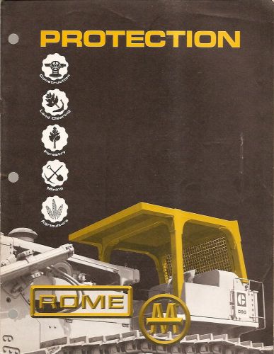 Equipment Brochure - Rome Medford - Protection Caterpillar Models - 1971 (E1627)