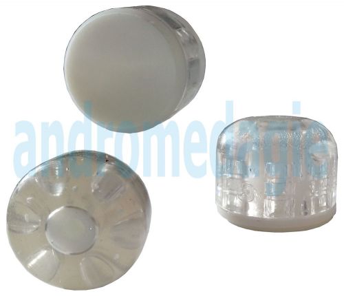 CONFECTION 2 PIECES DOORSTOP ROUND TRANSPARENT STICKER possibility of fixing