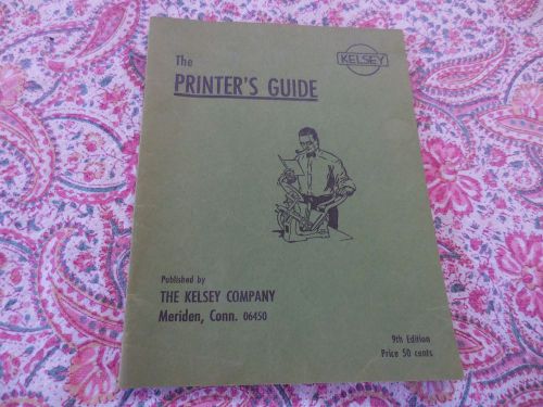 The Printer&#039;s Guide, published by the Kelsey Company