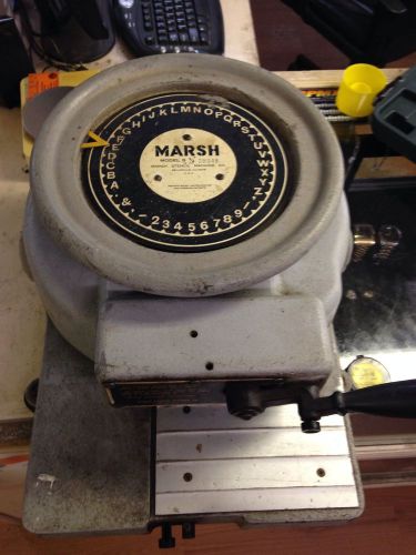 Marsh Stencil Machine Model S 3/4