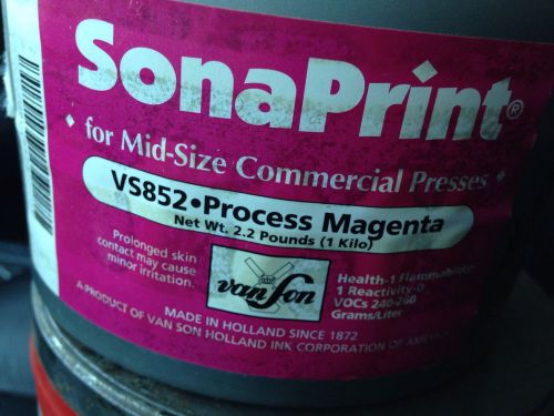 VanSon Offset Printing Inl Process Magenta 2.2# Can Never Opened