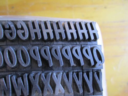 24pt. Dom Diagonal (ATF 699). CAPS, Lower Case, numbers, COMPLETE SET.