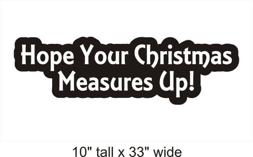 2X Christmas Measures up Removable Wall Art Decal Vinyl Sticker Mural Decor-289