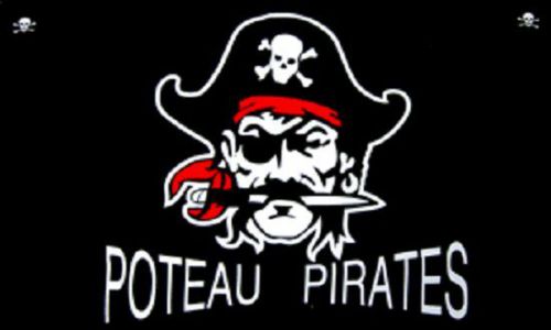 Poteau Pirates Flag 3x 5&#039; Indoor Outdoor Deluxe Banner
