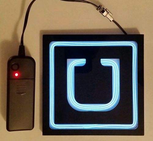 Uber sign custom made. Neon light.