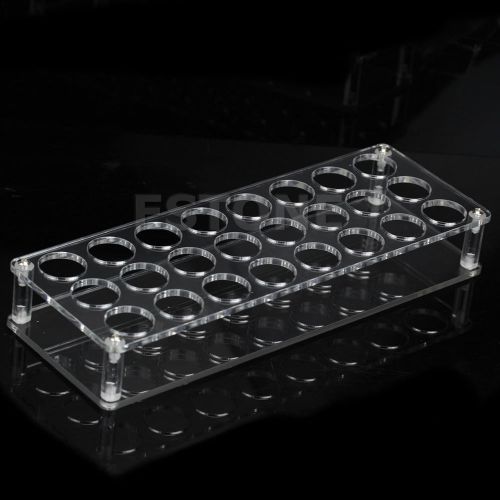 24-Holes Electronic Cigarette Pen Pencil Display Holder Stand Thickness Acrylic