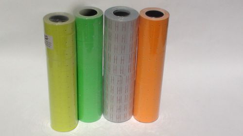 10 Rolls 5000 Tags Stickers Price codes LABEL Refill for Price Gun