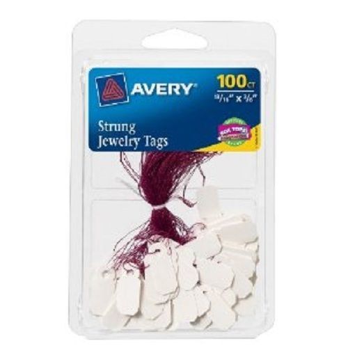 Avery Tags Small Jewelry String Tags 13/16&#034; x 3/8&#034; Brand New Avery 6731 Tags