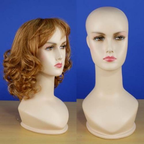 Brand New 15&#034; Flesh Tone Female Mannequin Head 101N 