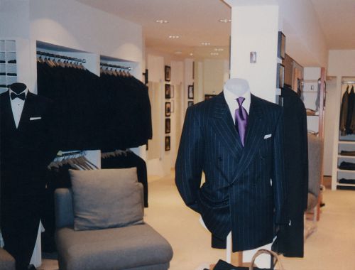 MENS CUSTOM SUIT FORMS MANNEQINS WITH WOOD BASES FROM DESIGNER SHOWROOM SALE!