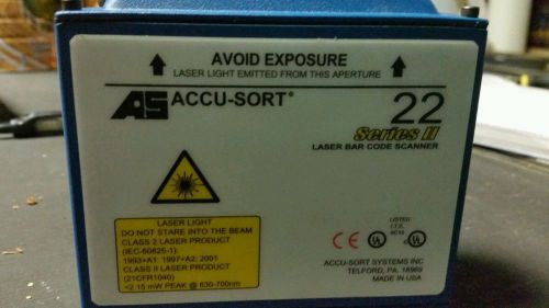 Accu-Sort Model 22 Laser Barcode Scanner
