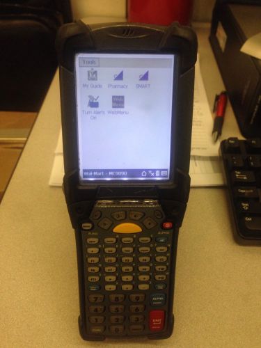 Symbol Motorola MC9090 Handheld Barcode Scanner Computer, Works Great + Battery!