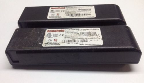 QTY 2 - HANDHELD SP400X IMPRINTER LI EXTENDED LIFE BATTERIES P/N CE199B - USED