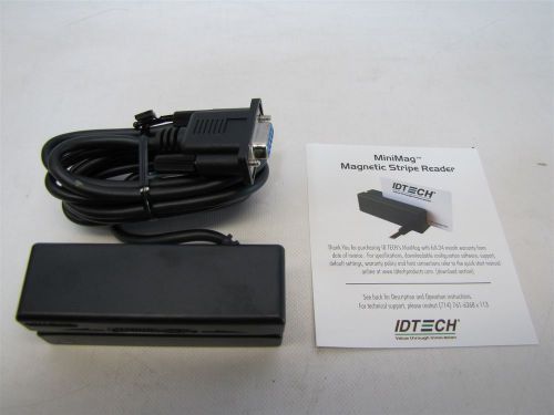 IDTECH IDMB-337133BX MiniMag POS Point of Sale VGA Wired Magnetic Stripe Reader