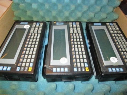 Lot of 3 lxe 2280 mobile barcode terminal qwerty keyboard for sale