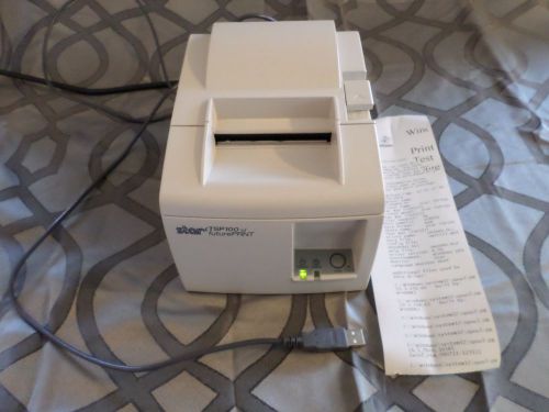 Star TSP 100 Printer Ethernet and power plug tsp100