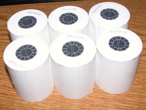 6 ROLLS THERMAL PAPER - 2 1/4&#034; x 85&#039; NEW FOR FIRST DATA FD50 Ti PRINTER