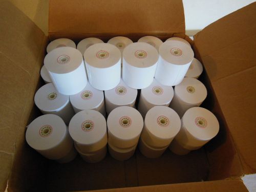 Lot of 44 POS/Cash Register Paper Rolls 3 x 190ft TST Impresso [3503]