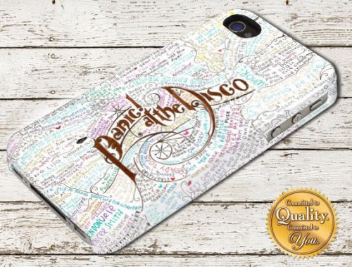 Panic At The Disco Collage Lyric Quote iPhone 4/5/6 Samsung Galaxy A106 Case