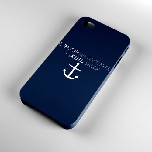 Anchor Skilled Sailor Logo 3D iPhone 4/4s/5/5s/5C/6 Case Cover Kj59
