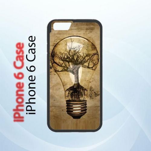 iPhone and Samsung Case - Vintage Abstract Tree in Light Bulb Lamp - Cover