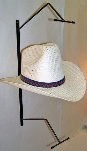 3 pcs lot multi cowboy 3 hats each display racks iron art western store usa made for sale