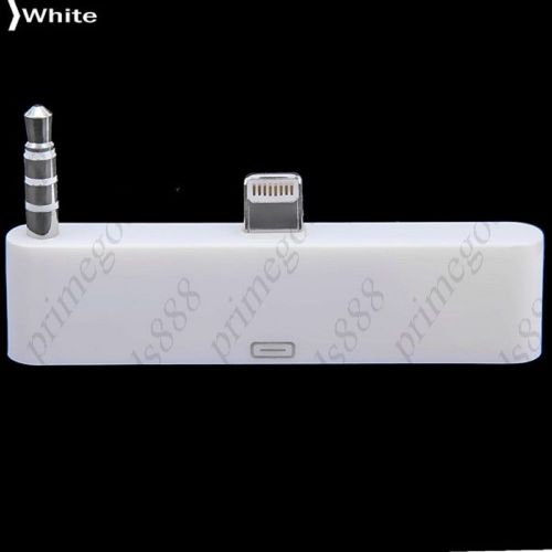8 pin to 30 pin audio adapter converter 5.5&#034; data sync dock charger 30pin white for sale
