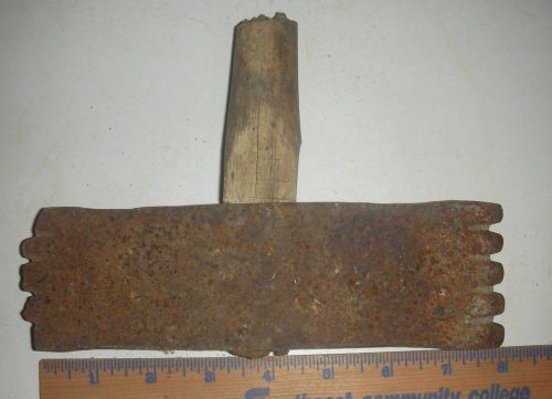 Vintage Sledge Ice Breaker Head Old Rustic Decor Farm Forestry Lumber Tool  u