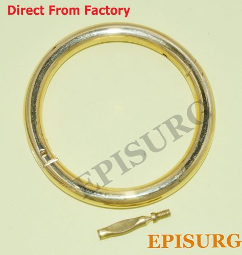 Bull Nose Ring, Bull Ring, Bull Holder, 3&#034;, Brass Made, Veterinary Instruments