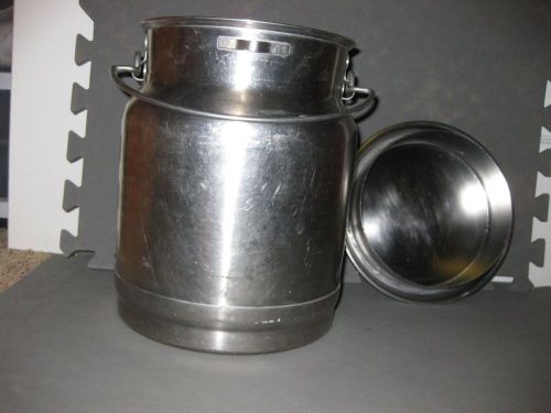 John Wood 8 Qt Stainless Steel Milk Container
