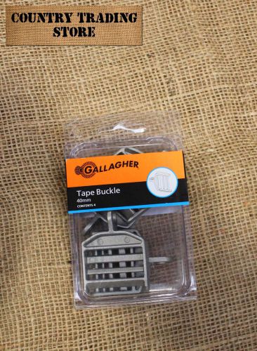 Gallagher G65205 Tape Buckle 40mm Fencing Pack of 4