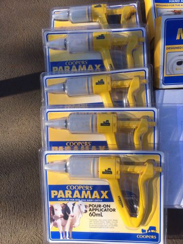 5 X Paramax Pour-On Applicators 60ml