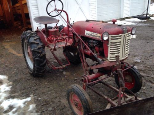 Farmall cub mccormick fast hitch &amp; front snow plow for sale