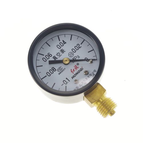 1 x Vacuum Gauge Air Pressure Gauge Universal M14*1.5 50mm Dia -0.1-0Mpa