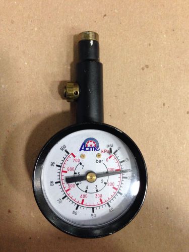 Vintage ACME USA Pressure Meter Gauge Used