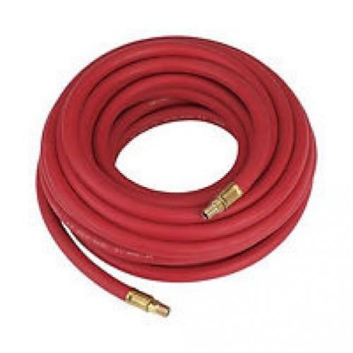 New 3/8&#034; x 25&#039; air hose assembly red rubber for sale