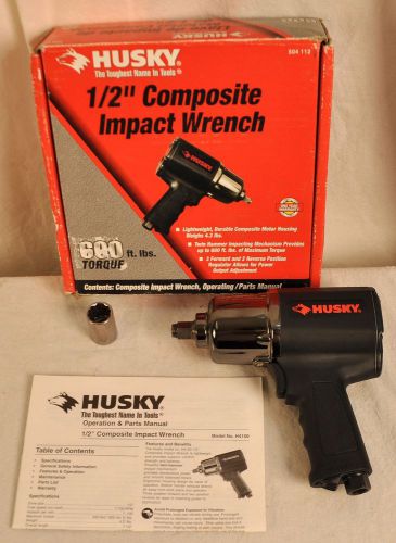 Husky 1/2&#034; Composite Impact Wrench H-4150 – 600 ft. Ibs. -- No Reserve