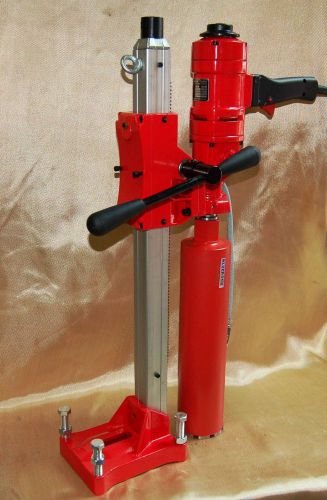 4&#034; bluerock ® core drill 2 speed w/ stand concrete coring model 4&#034; z-1ws new for sale