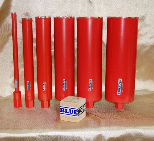 New- 1&#034; - 6&#034; diamond wet coring bit for concrete core drill by bluerock ® tools for sale
