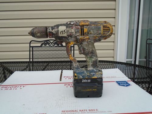 Dewalt 24 Volt DW006 Drill Hammer Drill Cordless with a rebuild able Battery