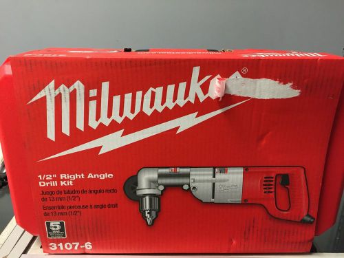 Milwaukee 1/2&#034; Right Angle Drill Kit 3107-6 BRAND NEW, FACTORY SEALED!
