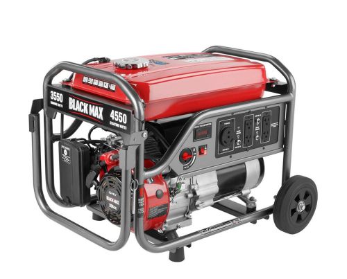 3550w/4550w black max generator portable gas for sale
