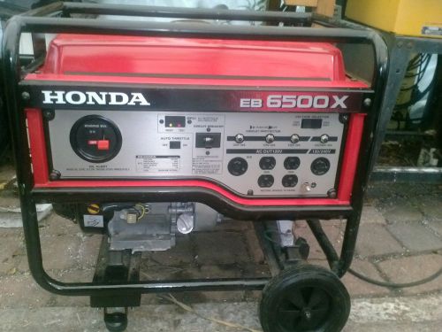 Honda eb6500x commercial generator - very good condition for sale