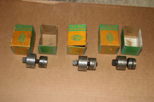 3 Greenlee 730 Radio Chassis Punch Die Knockout