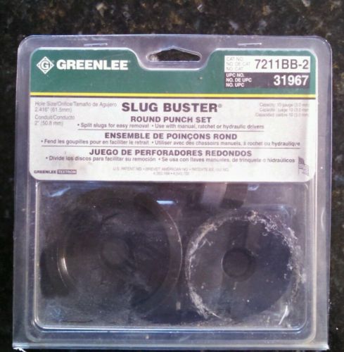 NEW Greenlee 7211BB-2 Slug-Buster Knockout Punch Unit, 2-3/8-Inch