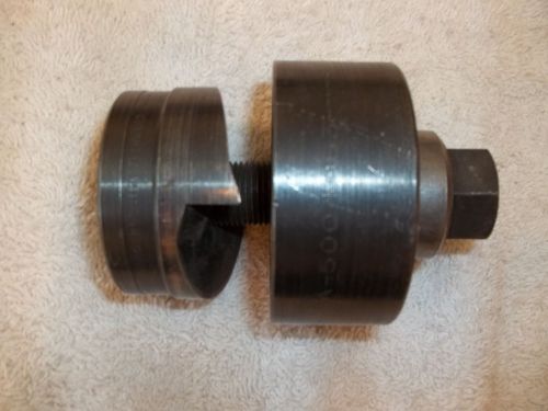 Greenlee slug buster/ used 2&#034; knockout punch set &amp;w/new punch for sale