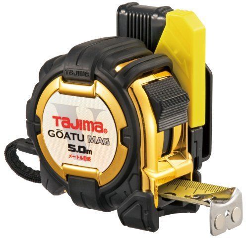 F/S New Tajima Tape Measure with Shock Absorber GASFG3GLM25-50BL5m  from JApan