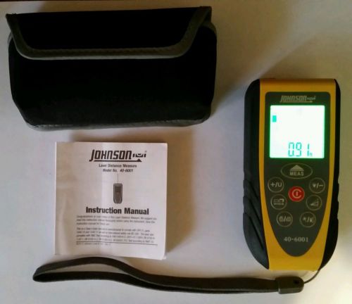 Johnson 40-6001 laser distance measure for sale