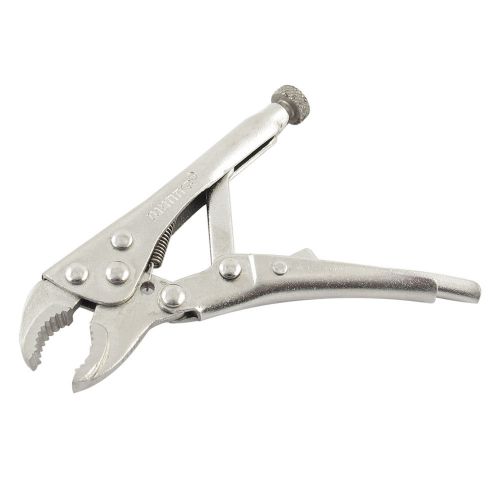 4.1&#034; Long Adjustable Curved Jaw Round Mouth Locking Pliers